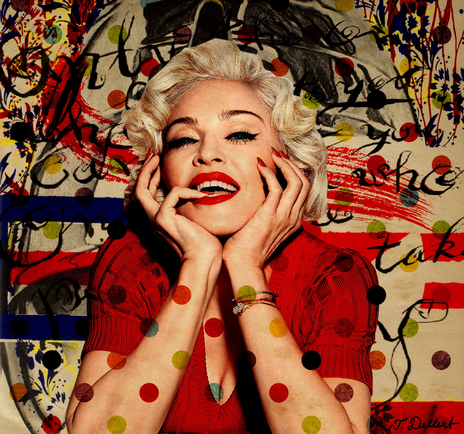 SMALL. Cut out Madonna 